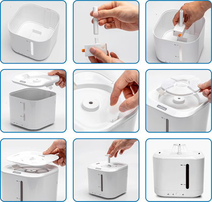 Bebedero fuente de gatos y perros automatico Nobleza con Temporizador y Control Remoto.